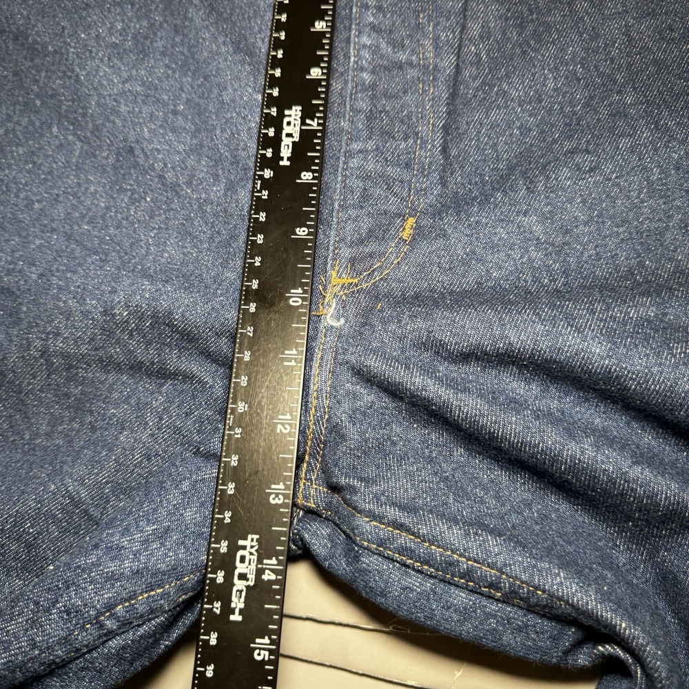 Carhartt Casual Jeans WF128 Flannel Lined Mens 40 32 Vintage USA Union Made New - Picture 10 of 16